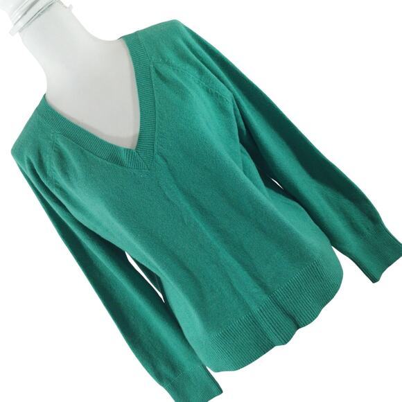 NWOT! OLD NAVY! TEAL GREEN ULTRA SIFT DEEP V-NECK CLASSIC PULLOVER SWEATER! SZ S - Picture 8 of 8